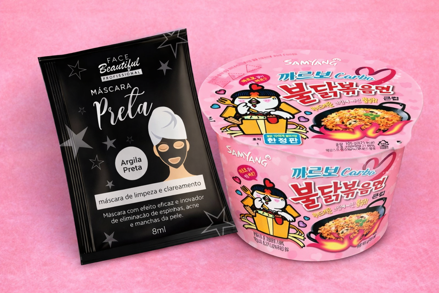 Kit Noite de Dorama (Lámen + Máscara)